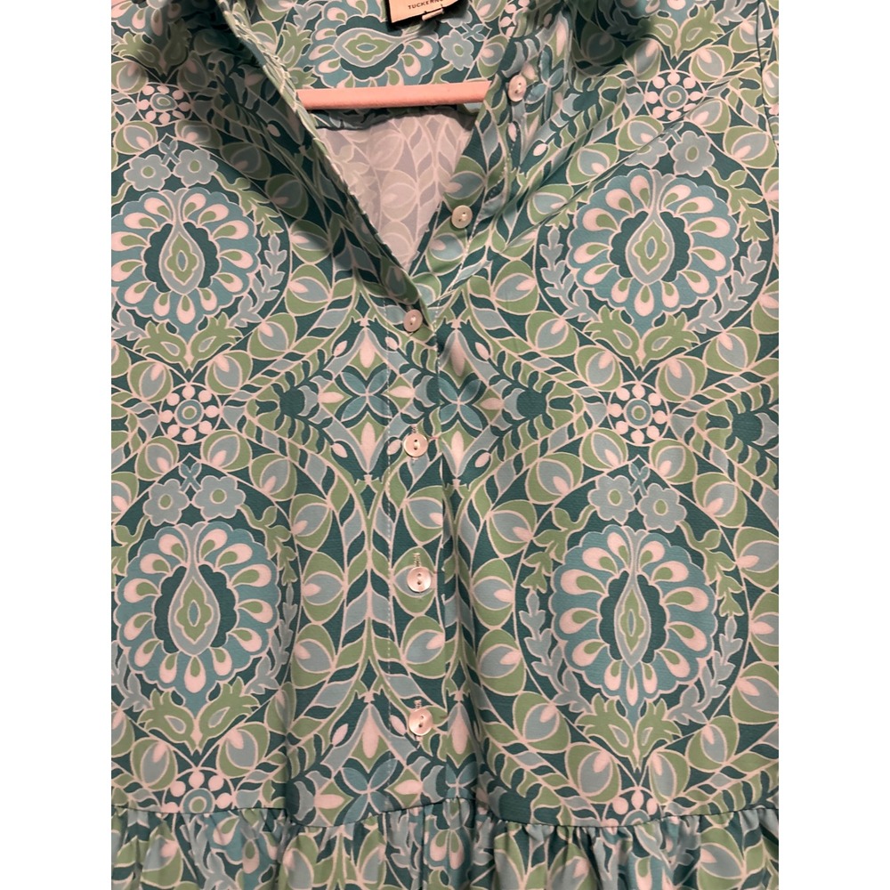 Tuckernuck Mykonos Hayes Button Up Shirtdress Size Small - Picture 6 of 8